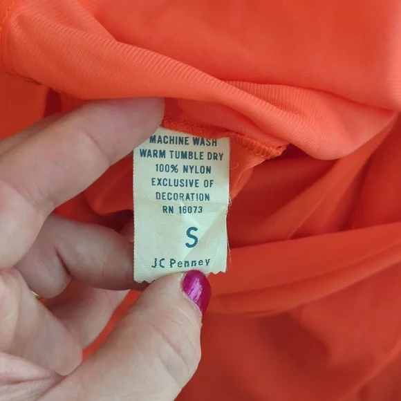 Vintage Orange Nightie - Picture 8 of 8